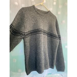 Vintage Gray Wool Sweater